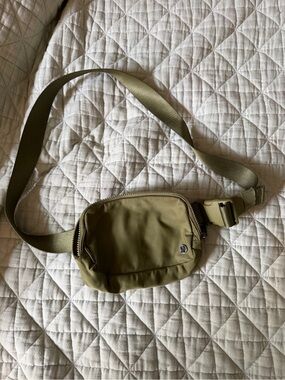 lululemon Olive Green belt bag